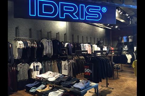 The store's Idris shop-in-shop
